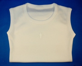 Baby Sleeveless onepiece w/ Cross